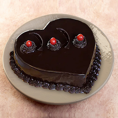 "Round shape Black Forest Cake -500 Gms - Click here to View more details about this Product